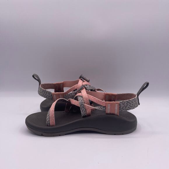 Chaco ZX 1Ecotread Sandals Outdoors Pink Burlap Heather Kids Girls 1 - Picture 6 of 8